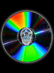 emek x: Dia de los Records, 3D painting on an LP