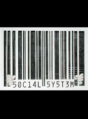 emek x: Social System 3D Cyber Trash Barcode