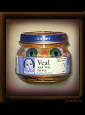 emek x: 
Soilent Green Baby Food, 3D Sculpture