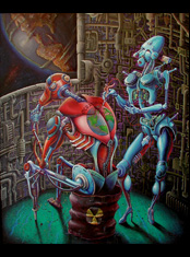 emek x: robot tattoos looks at earth from space shop