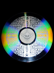 emek x: skulley painted on an lp