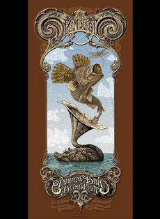 Emek Studios: The Decemberists 2009 poster art with Craig Horkey