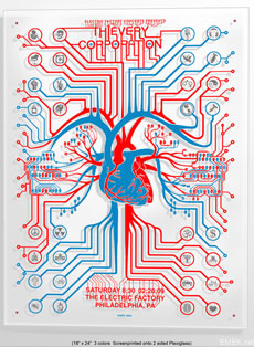 Emek Studios: The Thievery Corporation on Plexiglass 2009