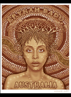 Emek Studios: Erykah Badu Australia 2011