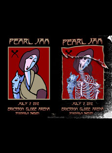 Emek Studios: Pearl Jam with Stanley Mouse