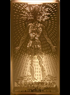 Emek Studios: Radiohead on copper, aluminum or distressed metal