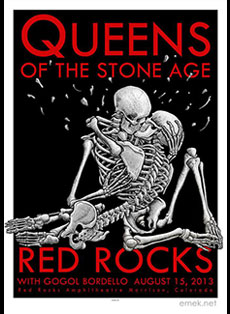 Emek Studios: QOTSA at Red Rocks 2013