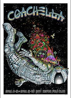 Emek Studios: coachella 2014 space man