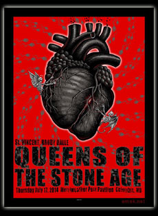 Emek Studios: Queens of the Stone Age Black Heart with St. Vincent