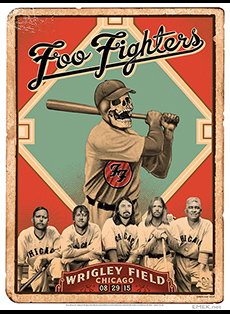 Emek Studios: Foo Fighters at Wrigley Field