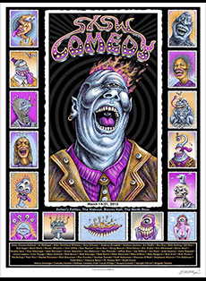 Emek Studios: sxsw comedy showcase with comedic doodles