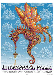 Emek Studios: widespread panic seattle seahorse