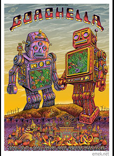 Emek Studios: Coachella Bio Bots 2016