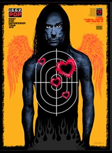 Emek Studios: Iggy Pop Target, post pop tour PA