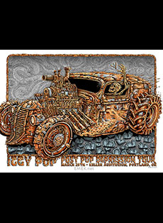 Emek Studios: Iggy Pop Rust Rocket Post Pop depression tour, Portland, OR
