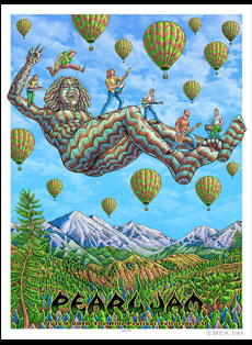 Emek Studios: Pearl Jam, Born to Fly Telluride CO 2016
