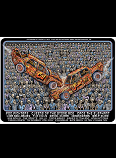 Emek Studios: Slightly Stoopid silkscreen on Pearl Paper 2017