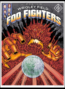 Emek Studios: Foo Fighters wrigley field 2018 world pitch chicago, il