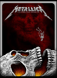 Emek Studios: Metallica poster by Emek