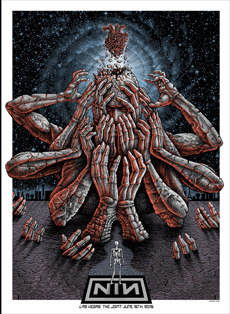 Emek Studios: NIN depression, head like a black hole by emek