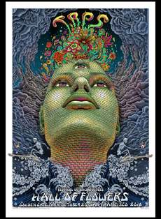 Emek Studios: TRPS 2018 by emek proceeds to benefit the Rock Poster Society artists' fund
