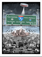 emek x: foo fighters scenic highway LA Inglewood, CA