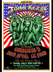 emek x: show in honor of john kerry with tenacious d, dave grohl, liz phair