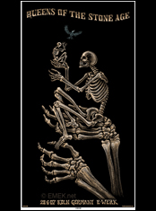emek x: queens of the stoneage "skeleton bird"